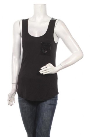 Γυναικείο αμάνικο μπλουζάκι Gina Tricot, Μέγεθος S, Χρώμα Μαύρο, 100% βισκόζη, Τιμή 3,41 €