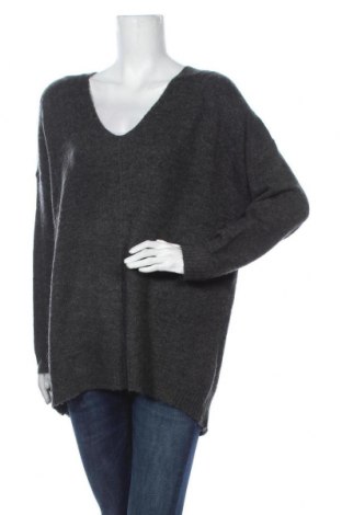 Дамски пуловер Jacqueline De Yong, Размер M, Цвят Сив, 52% акрил, 27% полиамид, 11% полиестер, 7% еластан, 3% вълна, Цена 38,40 лв.