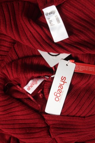 Γυναικείο πουλόβερ Sheego, Μέγεθος XL, Χρώμα Κόκκινο, Πολυακρυλικό, Τιμή 19,67 €