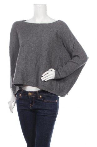 Pulover de femei Zara, Mărime M, Culoare Gri, 100% cașmir, Preț 138,16 Lei