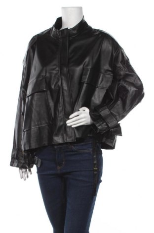 Dámska kožená bunda  Na-Kd, Veľkosť S, Farba Čierna, Eko koža , Cena  15,34 €