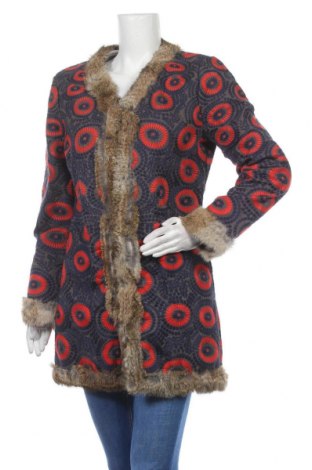 Дамско палто Antik Batik, Размер M, Цвят Многоцветен, Памук, естествен косъм, Цена 372,25 лв.