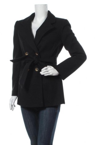 Дамско палто Miss Selfridge, Размер S, Цвят Черен, Полиестер, Цена 38,70 лв.