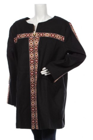 Palton de femei Sheego, Mărime 3XL, Culoare Negru, 55% bumbac, 45% viscoză, Preț 111,18 Lei