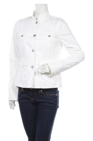 Damenjacke Armani Jeans, Größe L, Farbe Weiß, 97% Baumwolle, 3% Elastan, Preis 77,94 €
