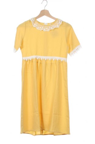 Dziecięca sukienka SHEIN, Rozmiar 11-12y/ 152-158 cm, Kolor Żółty, Poliester, Cena 49,04 zł