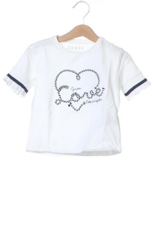 Dziecięcy T-shirt Guess, Rozmiar 3-4y/ 104-110 cm, Kolor Biały, Bawełna, Cena 73,57 zł