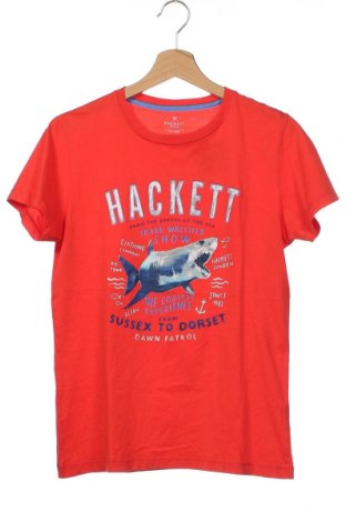Детска тениска Hackett, Размер 13-14y/ 164-168 см, Цвят Оранжев, Цена 23,52 лв.
