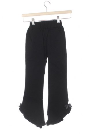 Детски панталон SHEIN, Размер 7-8y/ 128-134 см, Цвят Черен, 22% полиамид, 75% вискоза, 3% еластан, Цена 20,88 лв.