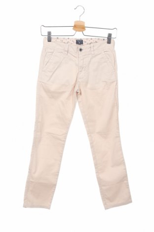 Dziecięce spodnie Woolrich, Rozmiar 10-11y/ 146-152 cm, Kolor ecru, 98% bawełna, 2% elastyna, Cena 80,60 zł