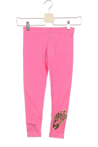 Kinder Sportleggings Nike, Größe 6-7y/ 122-128 cm, Farbe Rosa, 92% Baumwolle, 8% Elastan, Preis 12,63 €
