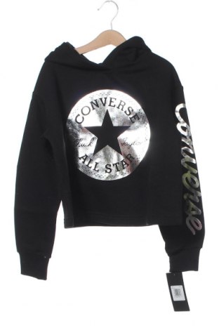 Gyerek sweatshirt Converse, Méret 6-7y / 122-128 cm, Szín Fekete, 60% pamut, 40% poliészter, Ár 10 055 Ft