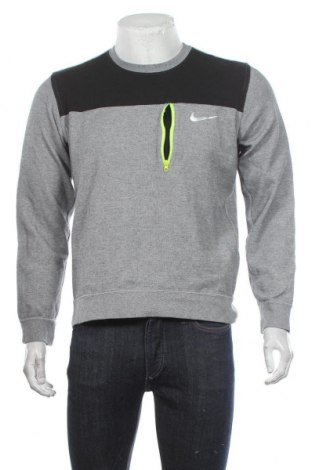 Мъжка блуза Nike, Размер M, Цвят Сив, 76% памук, 24% полиестер, Цена 37,90 лв.