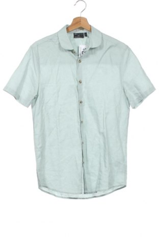 Pánská košile  ASOS, Velikost S, Barva Zelená, 53% len, 47% bavlna, Cena  264,00 Kč