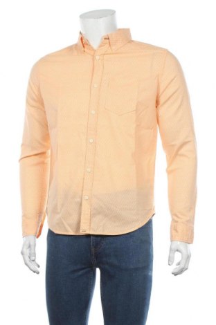 Мъжка риза Aeropostale, Размер S, Цвят Оранжев, Памук, Цена 13,00 лв.