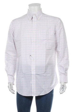 Мъжка риза American Living, Размер L, Цвят Бял, 60% памук, 40% полиестер, Цена 5,46 лв.