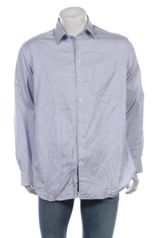 Мъжка риза Armani Collezioni, Размер L, Цвят Син, Памук, Цена 46,30 лв.