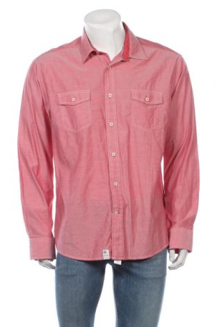 Мъжка риза Calamar, Размер XL, Цвят Червен, Памук, Цена 20,48 лв.