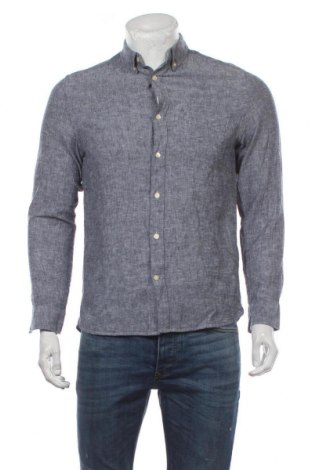 Pánska košeľa  H&M L.O.G.G., Veľkosť S, Farba Sivá, 55% ľan, 45% bavlna, Cena  5,90 €