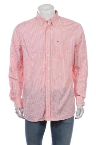 Мъжка риза Lacoste, Размер XL, Цвят Розов, Памук, Цена 44,10 лв.