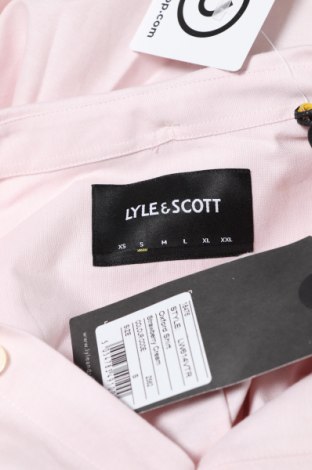 Мъжка риза Lyle & Scott, Размер S, Цвят Розов, Памук, Цена 44,70 лв.