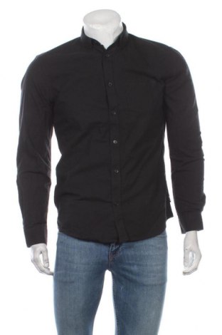 Ανδρικό πουκάμισο Only & Sons, Μέγεθος M, Χρώμα Μαύρο, Βαμβάκι, Τιμή 24,74 €