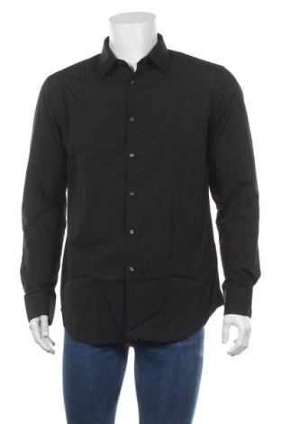 Ανδρικό πουκάμισο Rodier, Μέγεθος L, Χρώμα Μαύρο, 65% πολυεστέρας, 35% βαμβάκι, Τιμή 26,70 €