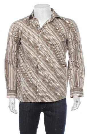 Herrenhemd Staccato, Größe M, Farbe Beige, Baumwolle, Preis 5,43 €