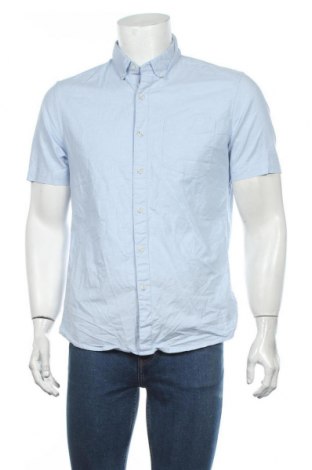 Ανδρικό πουκάμισο Topman, Μέγεθος L, Χρώμα Μπλέ, 98% βαμβάκι, 2% ελαστάνη, Τιμή 9,35 €