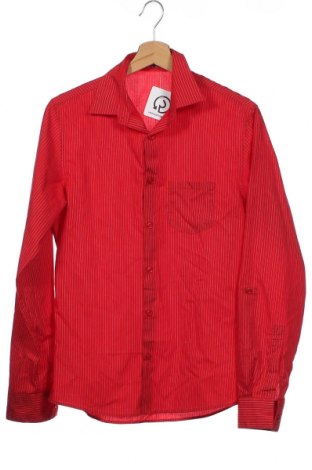 Herrenhemd Topman, Größe S, Farbe Rot, 65% Polyester, 35% Baumwolle, Preis 8,14 €