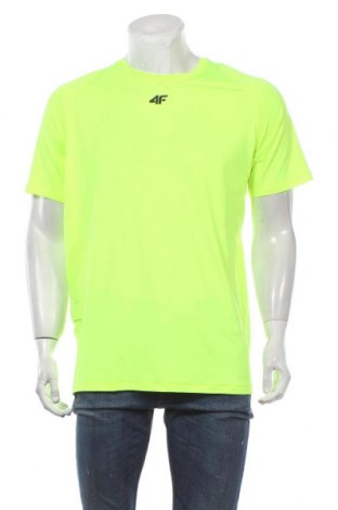 Męski T-shirt 4F, Rozmiar XL, Kolor Zielony, 88% poliester, 12% elastyna, Cena 72,76 zł