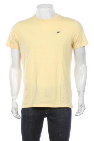 Herren T-Shirt Hollister, Größe L, Farbe Gelb, Baumwolle, Preis 8,35 €