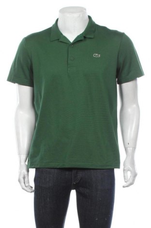Мъжка тениска Lacoste, Размер L, Цвят Зелен, 60% памук, 34% полиестер, 6% еластан, Цена 99,40 лв.