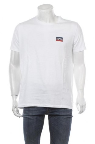 Męski T-shirt Levi's, Rozmiar XL, Kolor Biały, Bawełna, Cena 123,94 zł