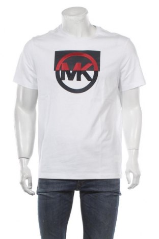 Męski T-shirt Michael Kors, Rozmiar L, Kolor Biały, Bawełna, Cena 198,58 zł