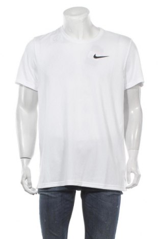 Męski T-shirt Nike, Rozmiar L, Kolor Biały, Poliester, Cena 89,67 zł