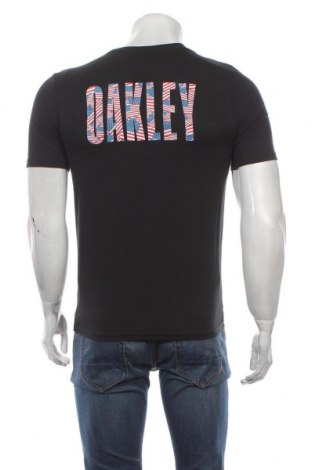 Мъжка тениска Oakley, Размер S, Цвят Черен, 85% полиестер, 15% памук, Цена 59,25 лв.