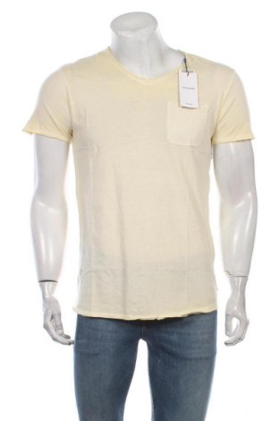Мъжка тениска Originals By Jack & Jones, Размер S, Цвят Жълт, Памук, Цена 19,60 лв.