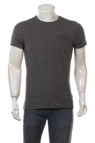 Ανδρικό t-shirt Q/S by S.Oliver, Μέγεθος M, Χρώμα Γκρί, 65% πολυεστέρας, 35% βαμβάκι, Τιμή 18,94 €