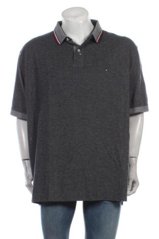 Мъжка тениска Tommy Hilfiger, Размер 4XL, Цвят Сив, Памук, Цена 66,75 лв.