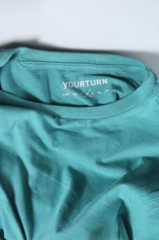 Мъжка тениска Your Turn, Размер M, Цвят Зелен, Памук, Цена 21,75 лв.