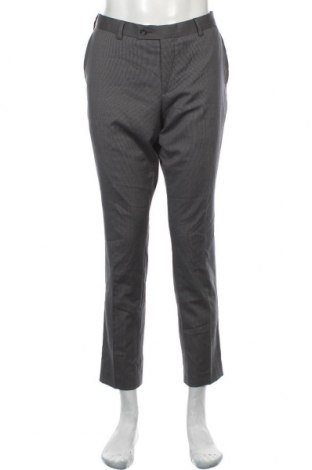 Pánske nohavice  Dressmann, Veľkosť L, Farba Sivá, 50% vlna, 48% polyester, 2% elastan, Cena  7,94 €