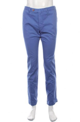 Męskie spodnie Hackett, Rozmiar M, Kolor Niebieski, 99% bawełna, 1% elastyna, Cena 239,09 zł