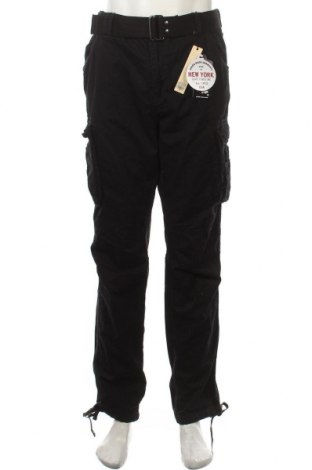 Pantaloni de bărbați Schott, Mărime L, Culoare Negru, Preț 279,77 Lei