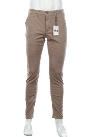 Мъжки панталон Sondag & Sons, Размер M, Цвят Бежов, 98% памук, 2% еластан, Цена 24,49 лв.