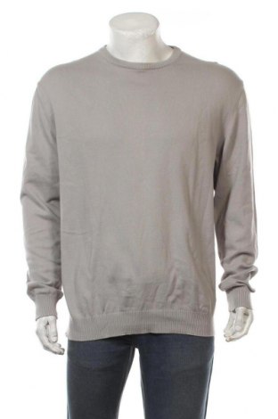 Мъжки пуловер Aquascutum, Размер XL, Цвят Сив, Памук, Цена 44,10 лв.