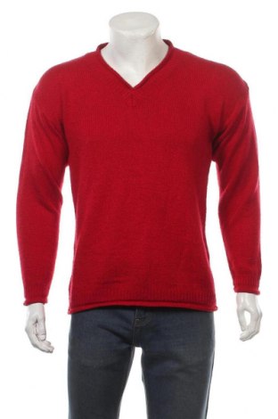 Męski sweter New Look, Rozmiar S, Kolor Czerwony, 100%akryl, Cena 89,56 zł