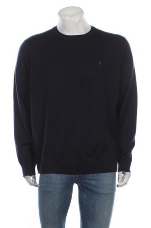 Мъжки пуловер Polo By Ralph Lauren, Размер XXL, Цвят Син, Вълна, Цена 291,75 лв.