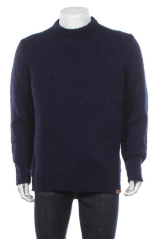 Мъжки пуловер Timberland, Размер L, Цвят Син, 75% акрил, 15% вълна, 10% вълна от алпака, Цена 141,75 лв.
