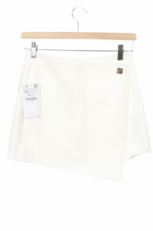 Sukňa- nohavice  Zara, Veľkosť XS, Farba Biela, 95% polyester, 5% elastan, Cena  24,95 €